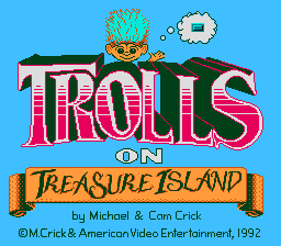 Trolls on Treasure Island (Homebrew) — Title screen